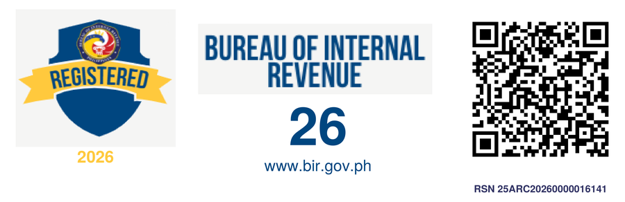 BIR Registration Seal Badge — RSN 25ARC20260000016141